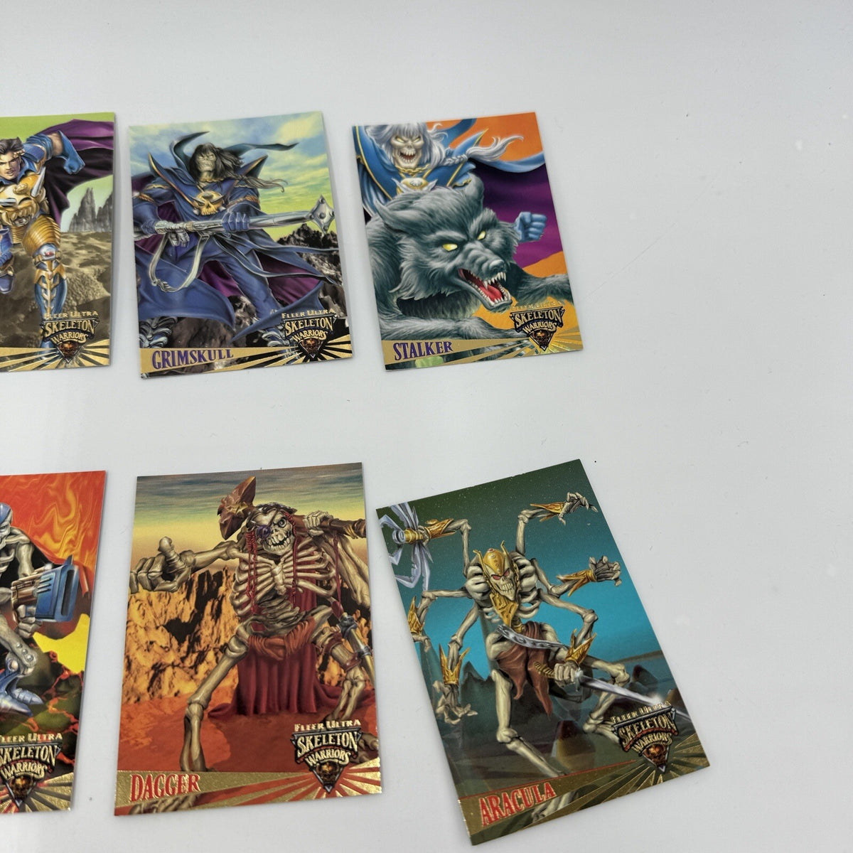 1995 Fleer Ultra Skeleton Warriors 100 Card Set Vintage Landmark Entertainment
