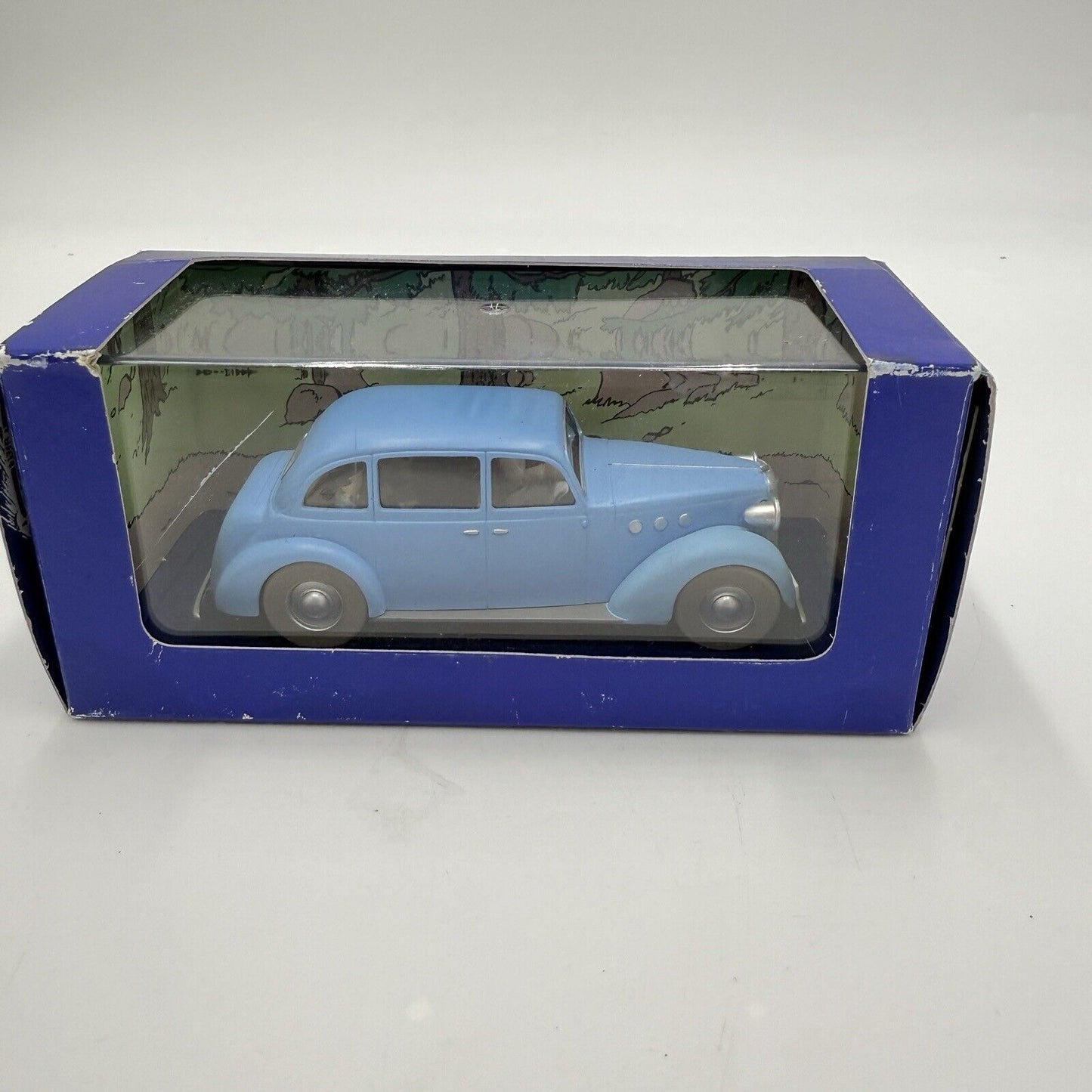 Herge moulinsart TinTin diecast Atlas blue model Vintage Toy Car