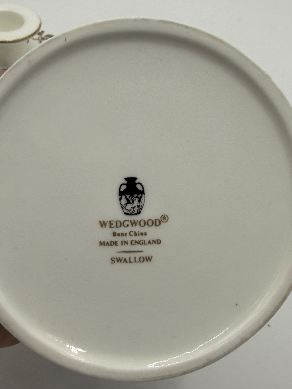 Wedgwood Bone China Taper Candle Holders & Small Tray Set 3 PCs Porcelain Englan