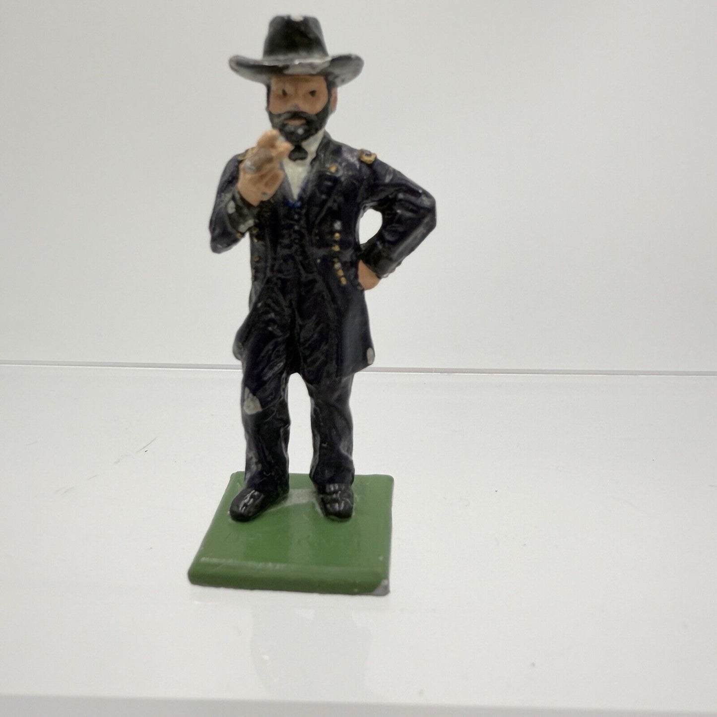 Ron Wall Hand-Painted Pewter Figure Ulysses S. Grant 54mm Scale Signed