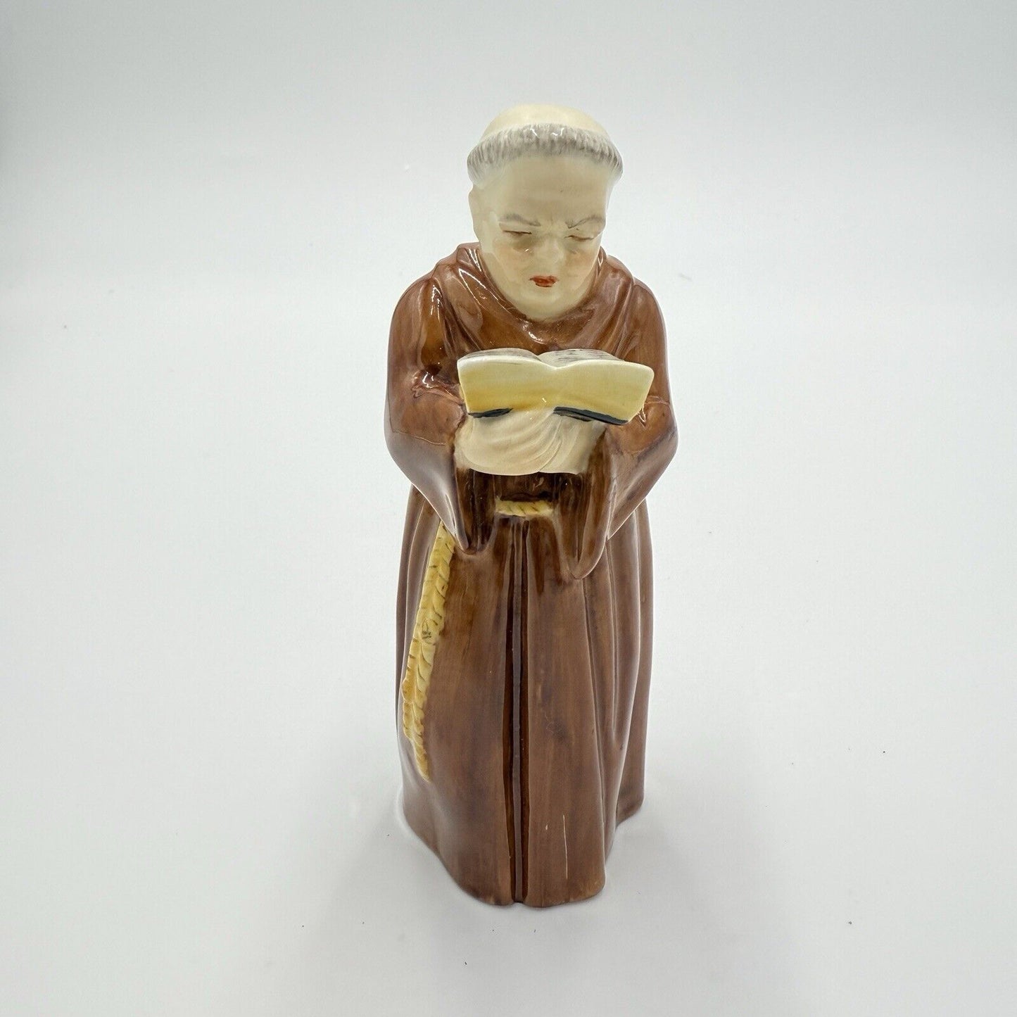 Royal Worcester Bone China Candle Snuffers Monk Vintage Figurine Hand Painted