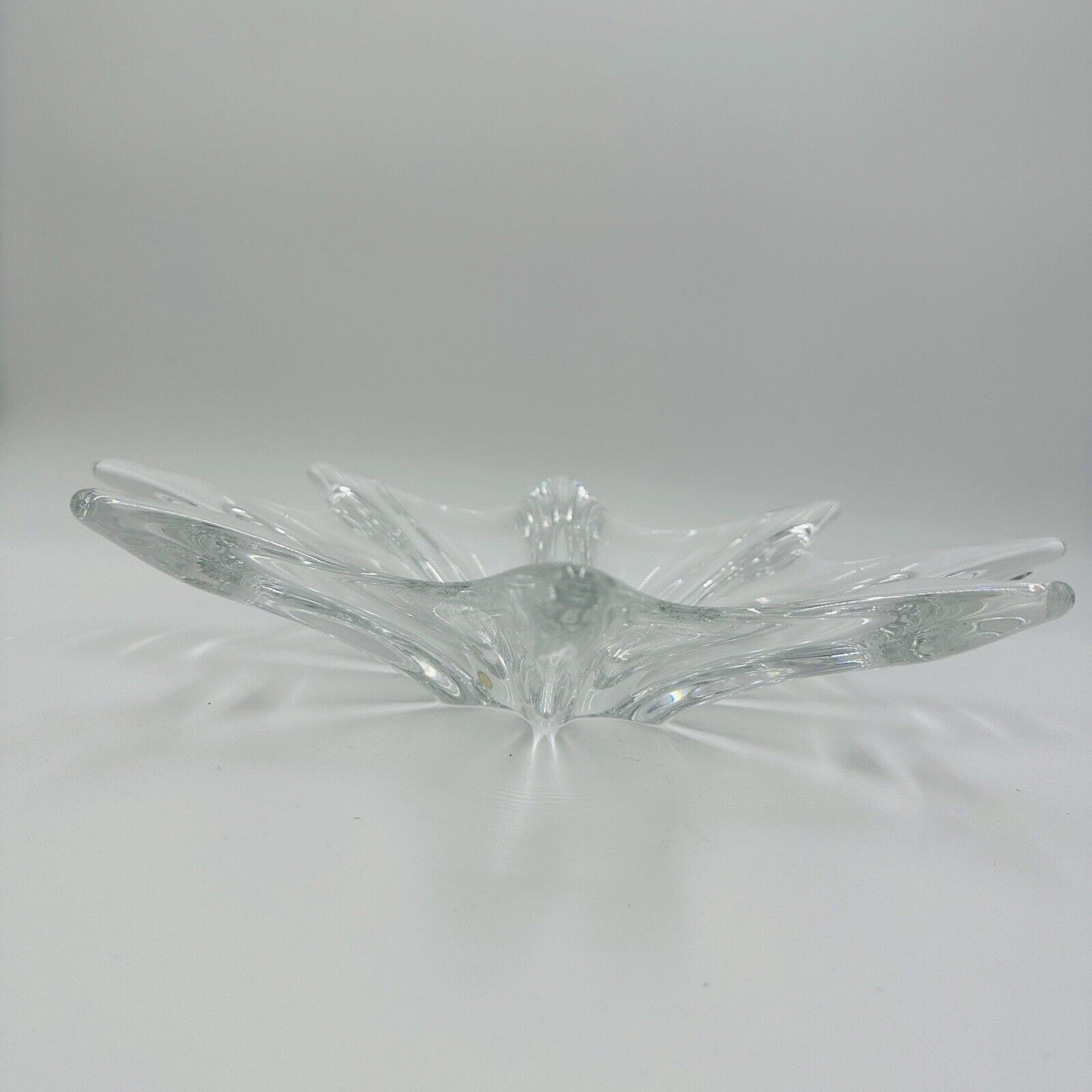 BACCARAT French Crystal Centerpiece Bowl Stella Starfish 14.5" Large Home Decor