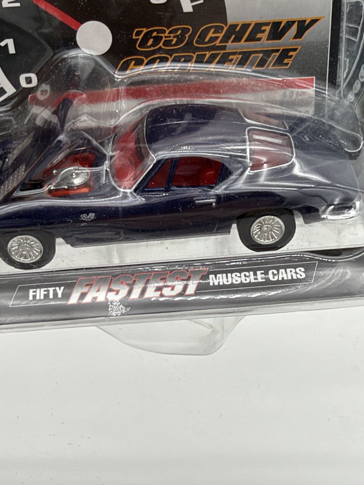 Racing Champions Mint Fifty Fastest Muscle Cars 63 Chevy Corvette Black Sealed