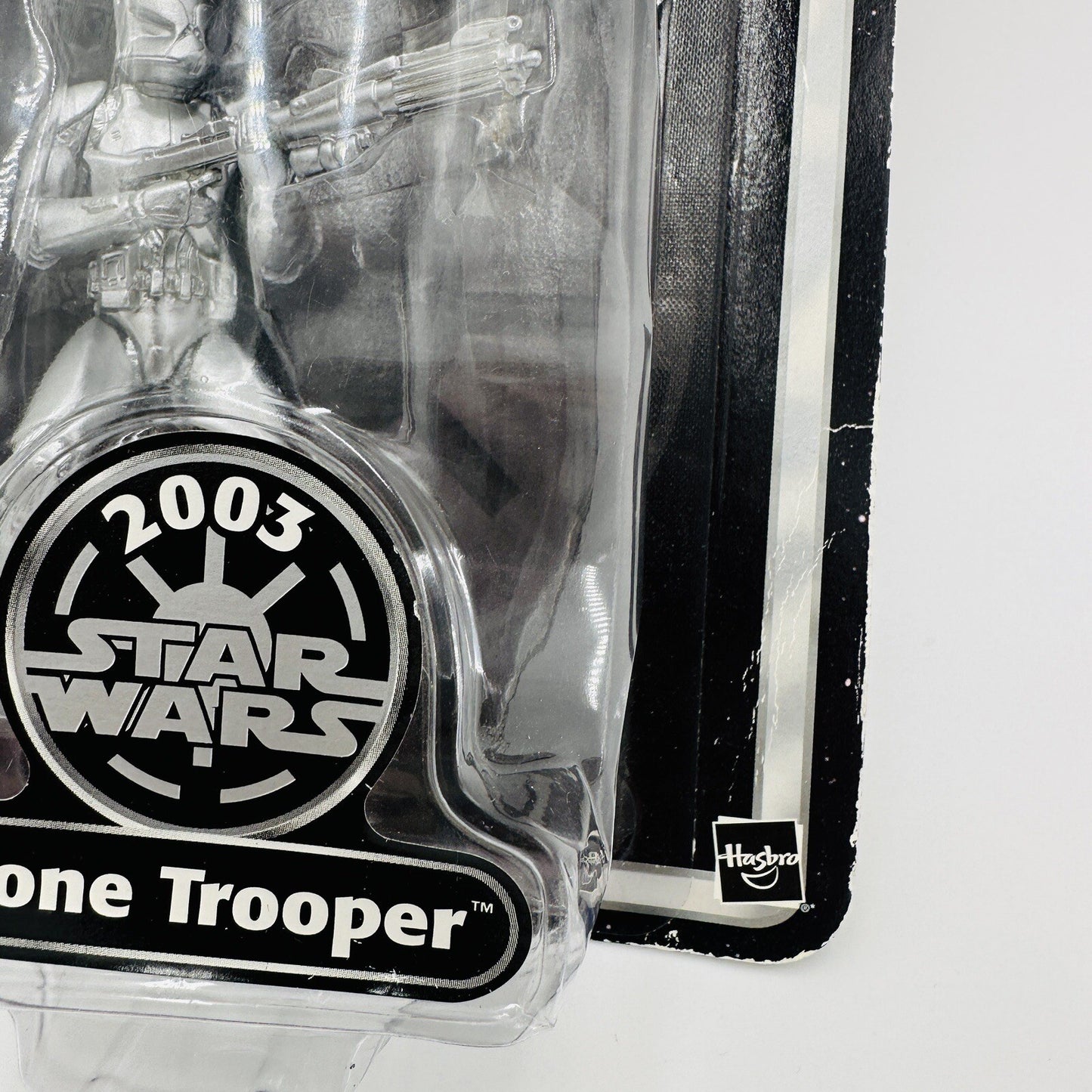 Star Wars Action Figure Silver Anniversary Clone Trooper 2003 In Box Collectible