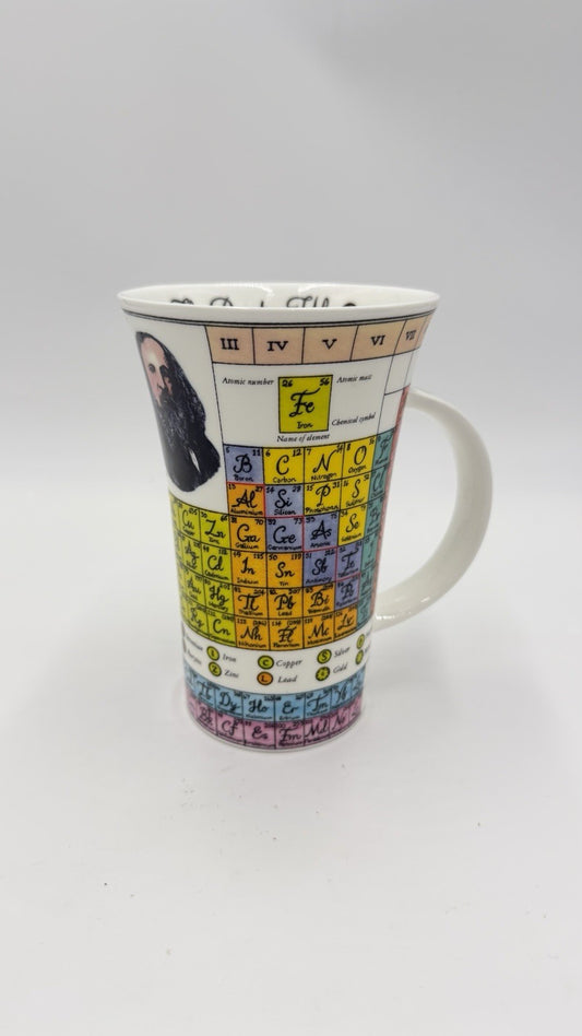 Dunnon Porcelain England The Periodic Table Coffee Mug By Jane Goodwin