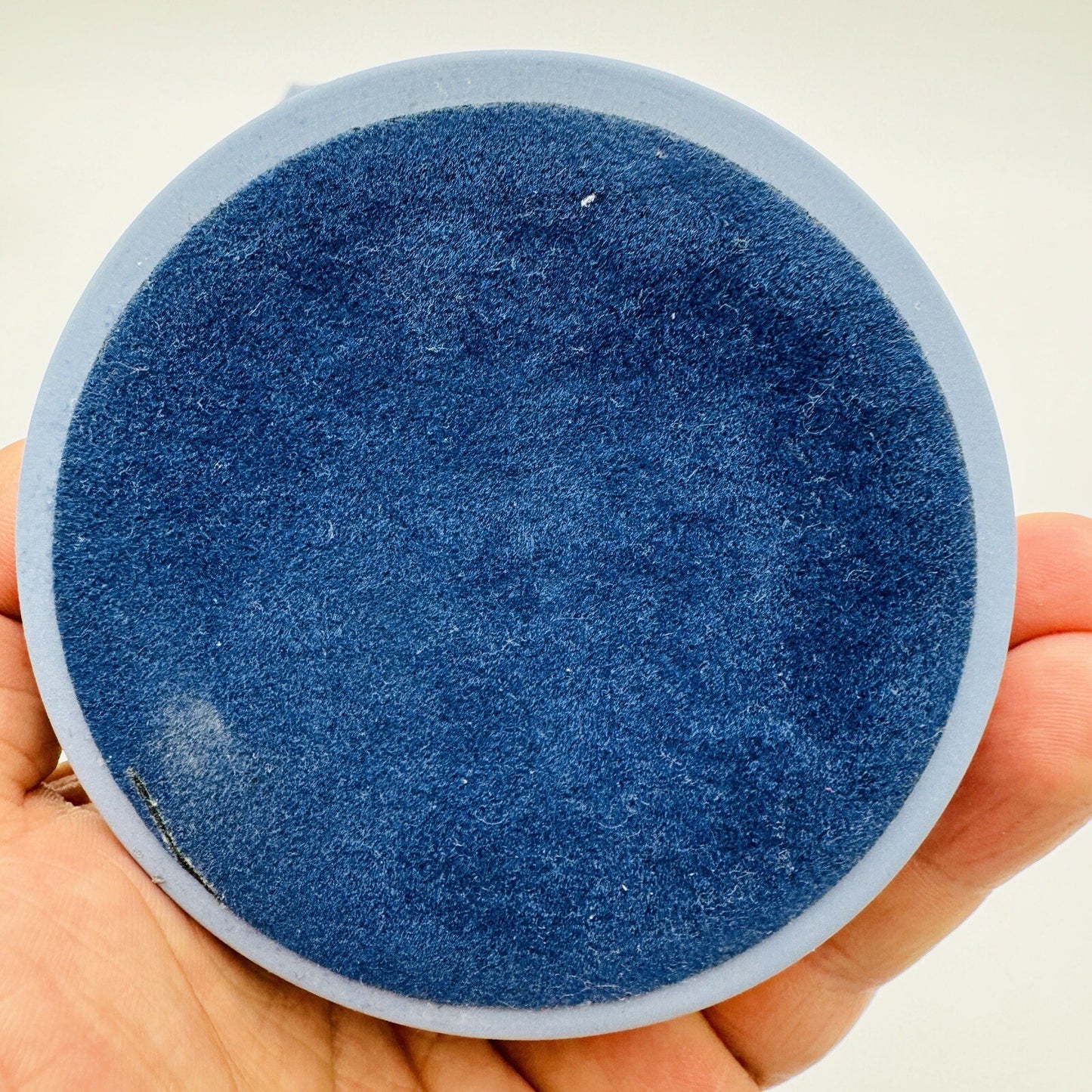 Wedgwood  Jasperware Blue PAPERWEIGHT JULIUS CAESAR Vintage England