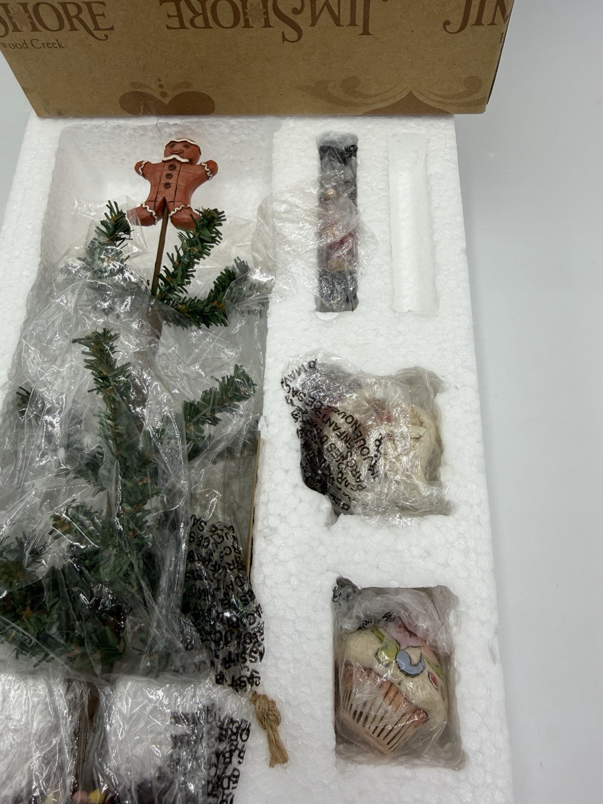 Jim Shore Christmas Joys Are Ever Sweet Christmas Tree (only 4 Ornaments )