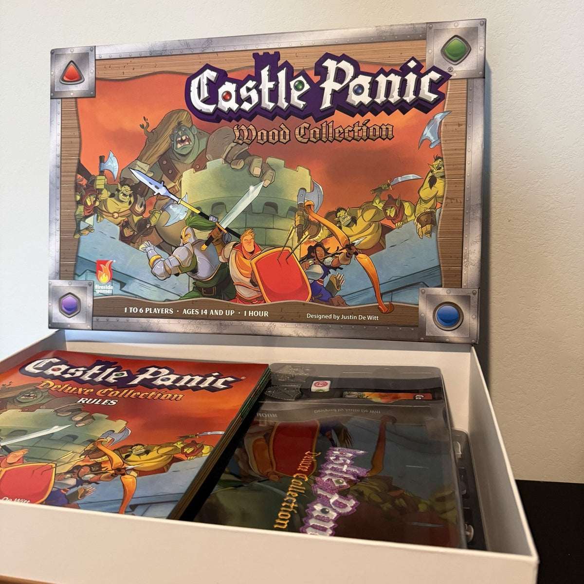 Castle Panic Wood Collection Kickstarter Fireside Games All Expansions