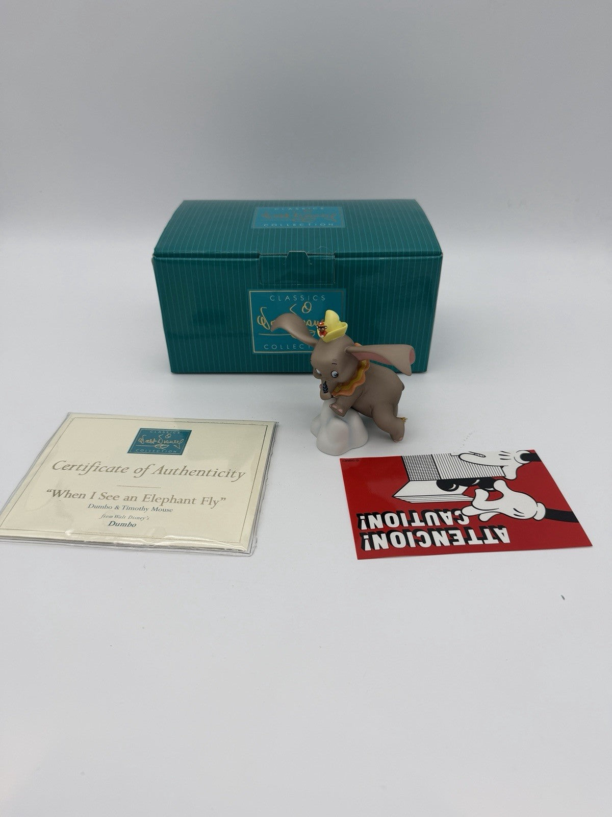 WDCC Disney Friendship Offering Timothy Mouse Porcelain Ornament Figurine New
