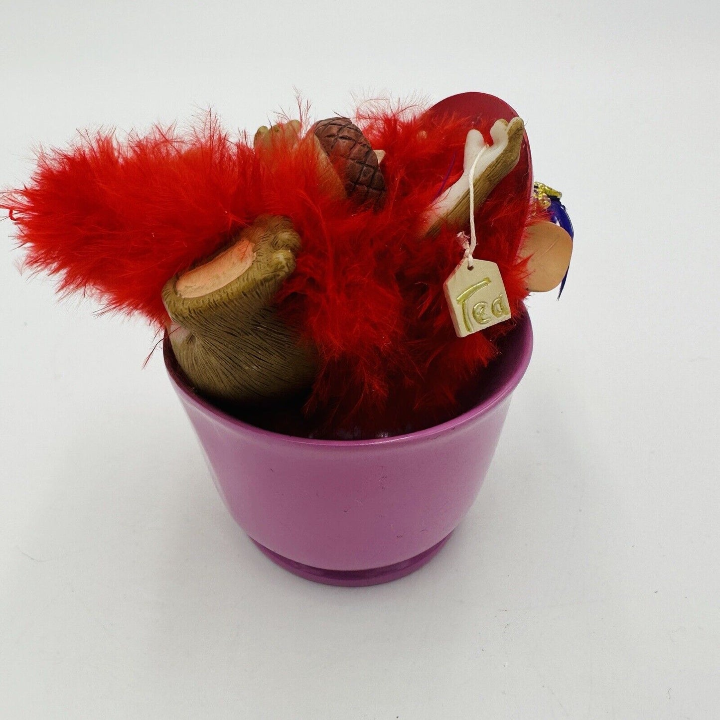 Charming Tails Figurine You're Pref-Tea Sweet Pink Teacup 2006 Home Decor Mice