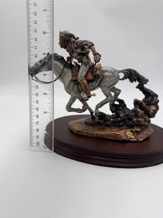 Legends USA BOB HASLAM 1987 C.A Pardell Hell Bent For Letters Metal Sculpture