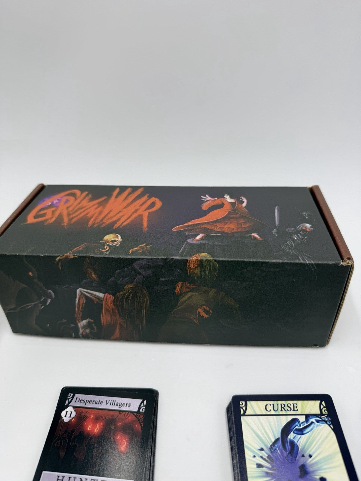 Rare GrimmWar Monsters Card Game Board Game 3-5 Plat Player Game Complete