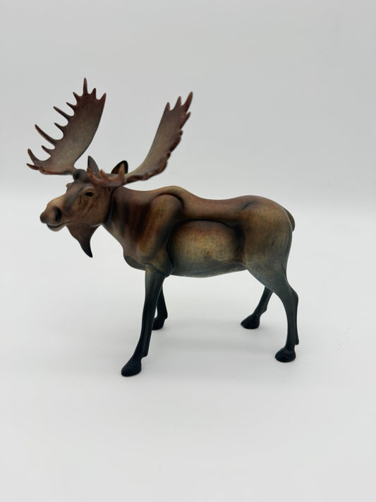 Rare IMAGO Stephen Guerrero August Maquette Bisque Resin Moose Figurine 6”x5”