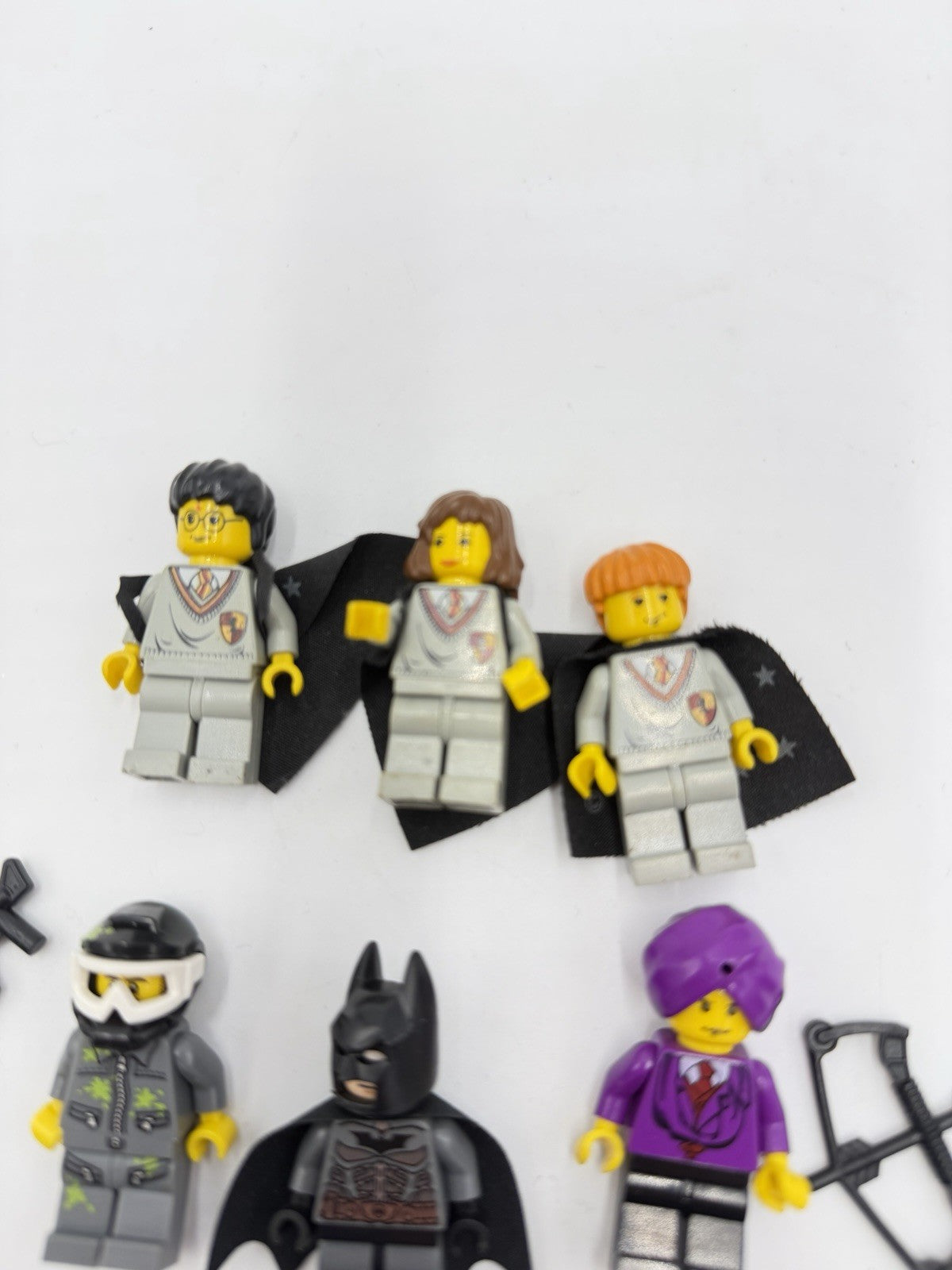 Lego Minifigures Lot 6 Action Figurines Harry Potter Batman Paint Ball
