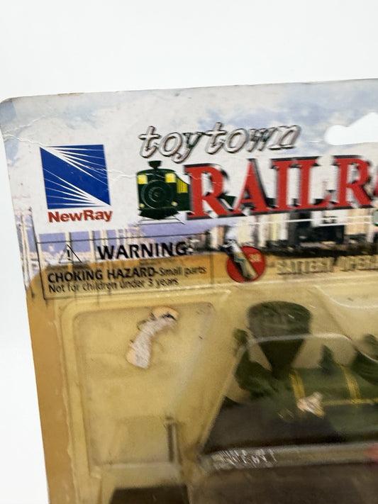 Newray Toytown Railroad Collection Train Set 2001 NIP Battery Powered