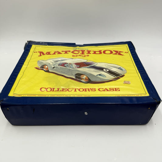 Vintage 1968 Official Lesney Matchbox Deluxe Collector Case Full Of Lesney Cars