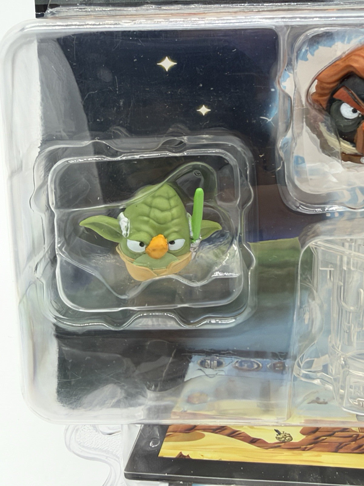 ANGRY BIRDS STAR WARS TELEPODS Yoda Bird Obi-Wan Bird 2-Pack Figurines Toys