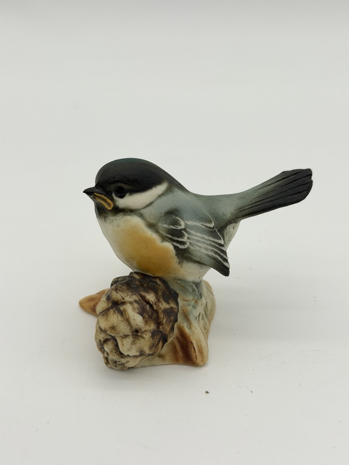 Rare Tay Porcelain Italy Royal Cornwall Bird Miniature Figurine Painted Vtg 2”