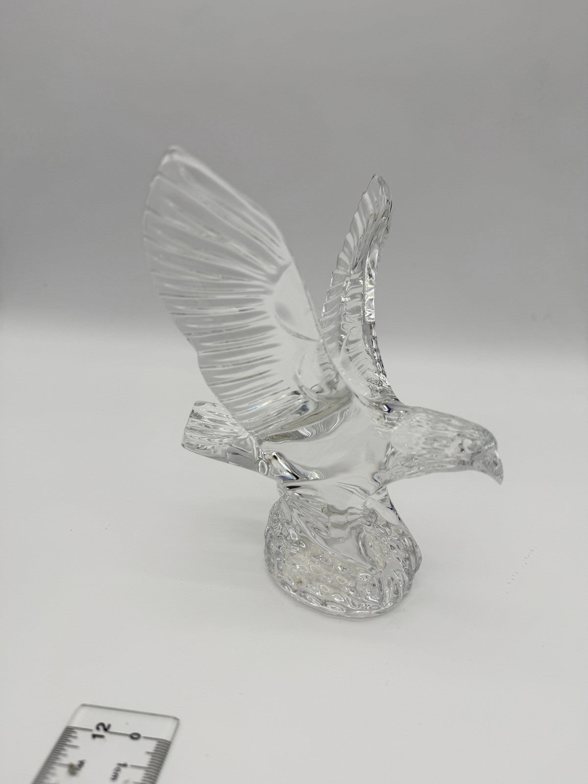 Waterford Crystal Eagles Wing Lead Clear 7” Bald American Eagle Bird Figurine