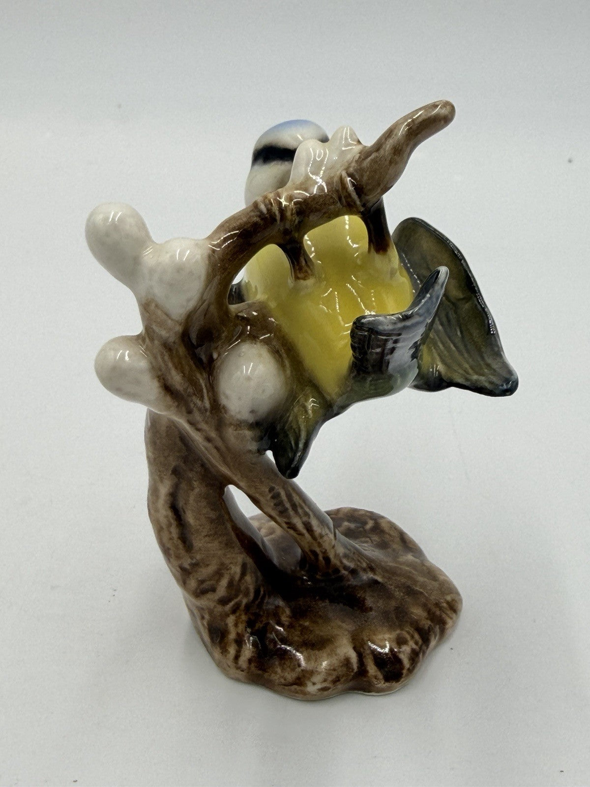 Vtg Goebel Hummel Blue Titmouse Bird Porcelain Figurine W.Germany CV64 Sticker