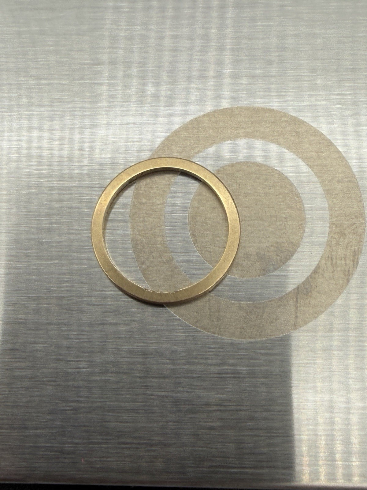 18k Yellow Gold Size 5 Wedding Band 2g Marked