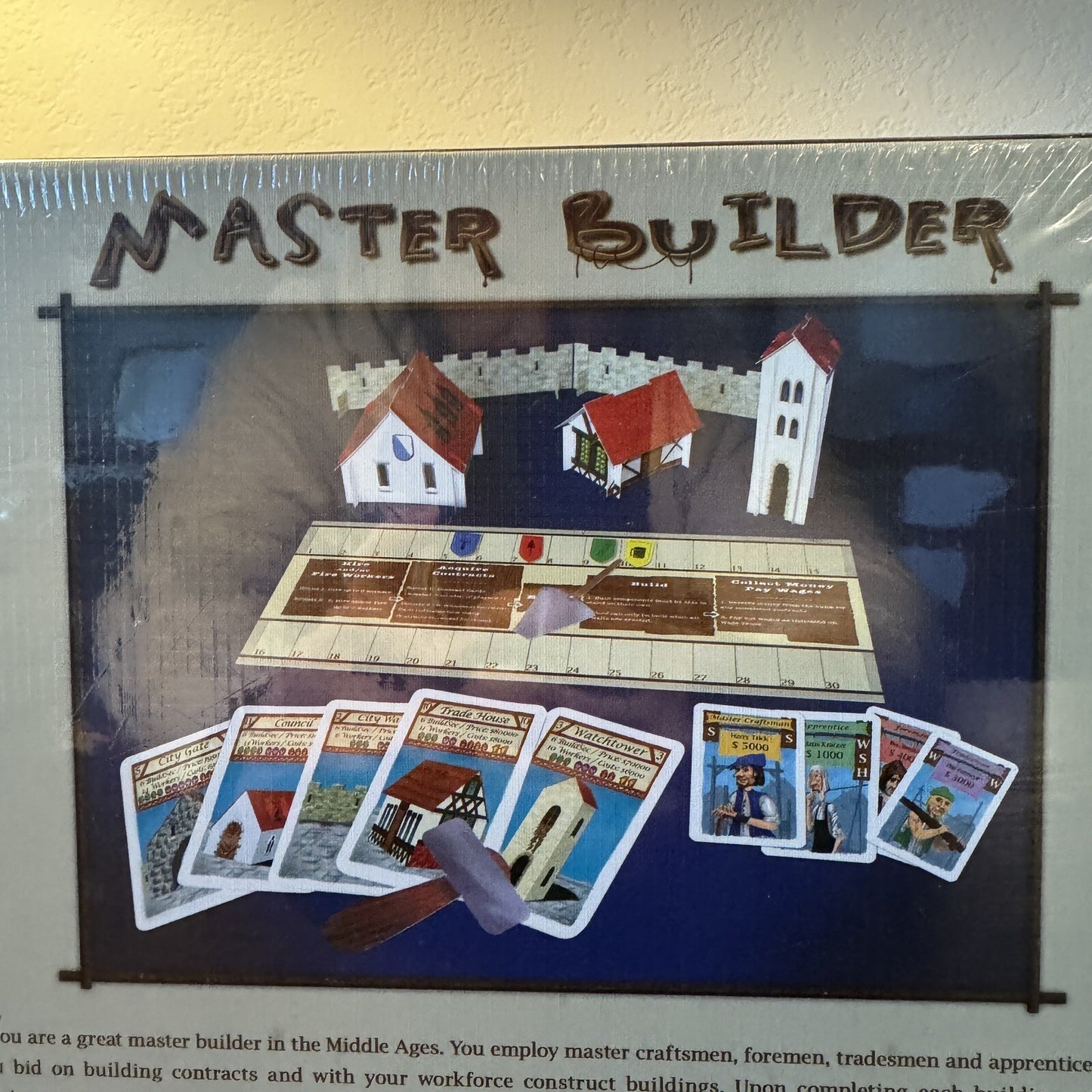 Valley Games Master Builder Board Game 2008 2-4 Players Walfgang Kramer Building