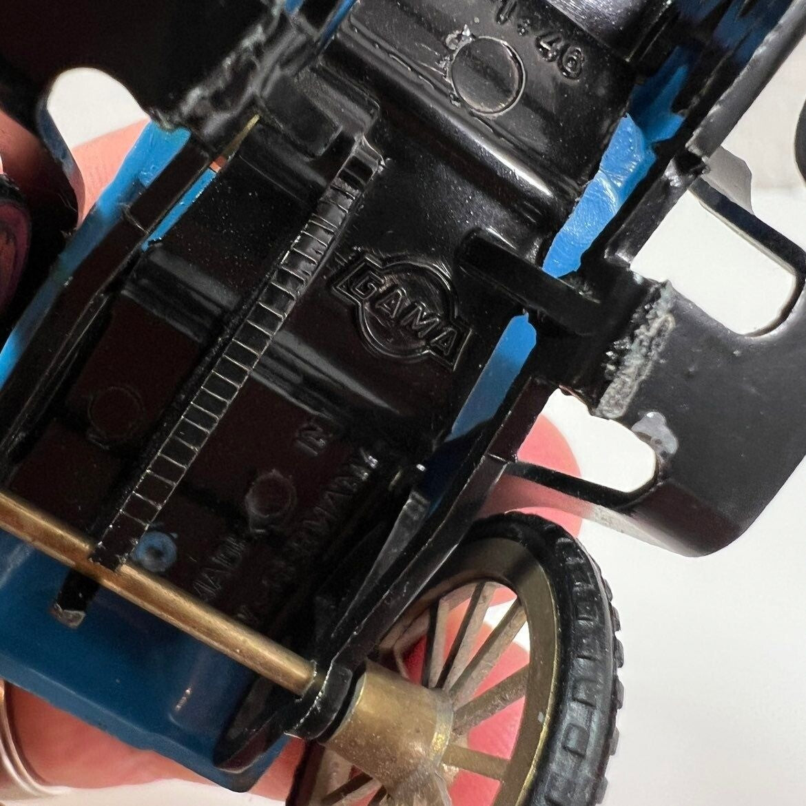 Decauville Model Die-Cast Car 372K Gama 1190 Peugeot Screw 1901 1:46 Truck Toy