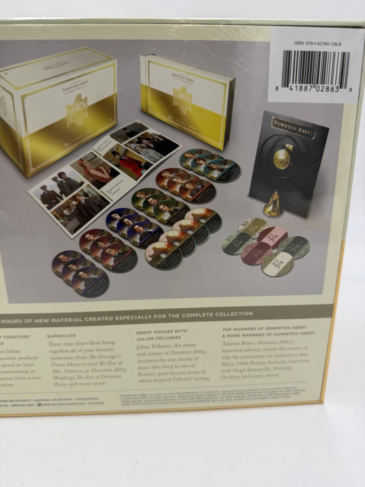 Dowton Abbey Limited Edition Complete Collectors DVD Set Plus Coasters Booklet