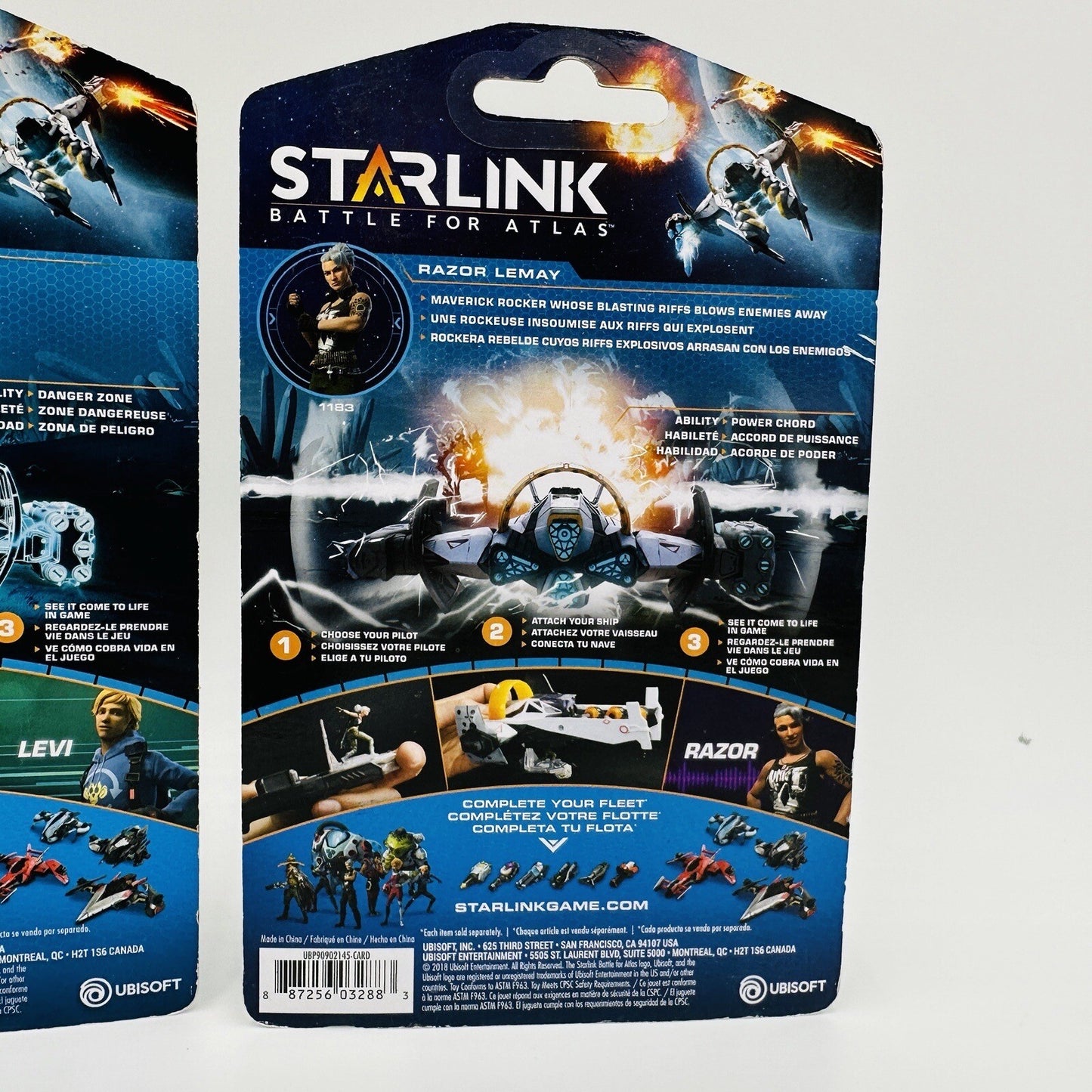 Starlink Battle For Atlas Action Figurine Levi McGray & Razor Lemay Ubisoft 2018