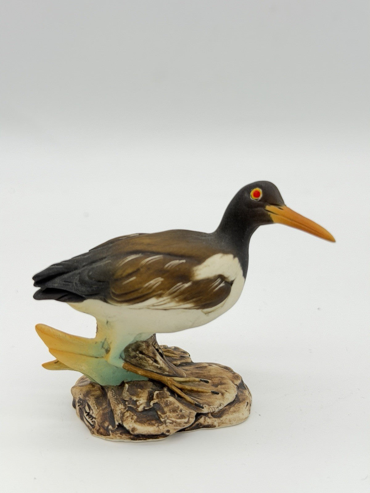 vintage capodimonte Italy Riccardo Pennati American Oystercatcher bird figurine