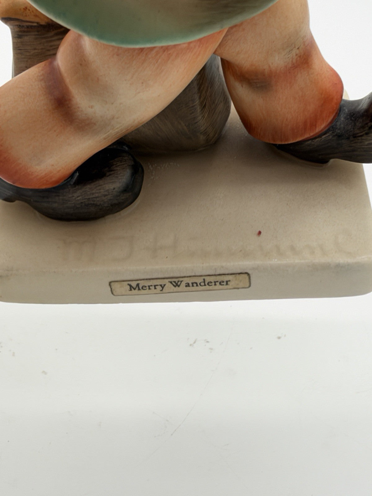 Hummel Goebel Merry Wanderer 1950 Mark West Germany 4.75” Porcelain Figurine