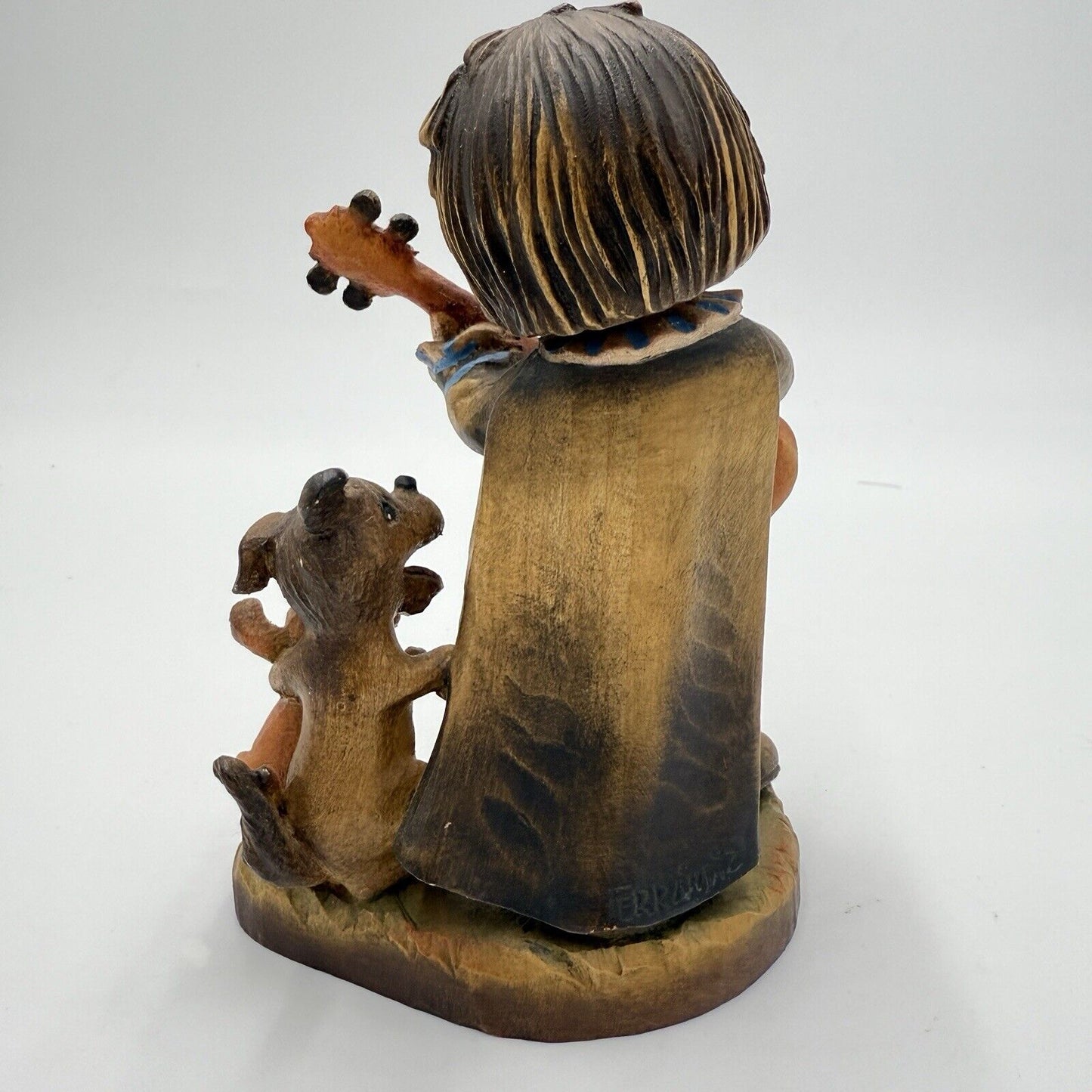 ANRI Ferrandiz 6" Wood Carving Figurine “Romeo" Playing Guitar Italy Folk Art