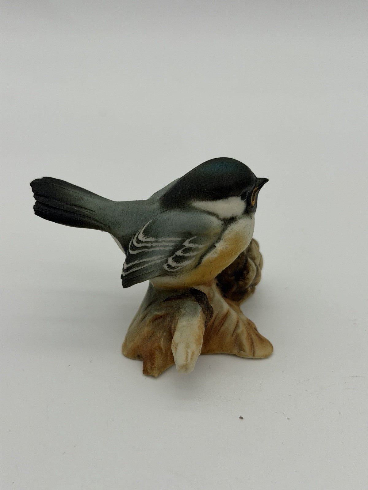 Rare Tay Porcelain Italy Royal Cornwall Bird Miniature Figurine Painted Vtg 2”