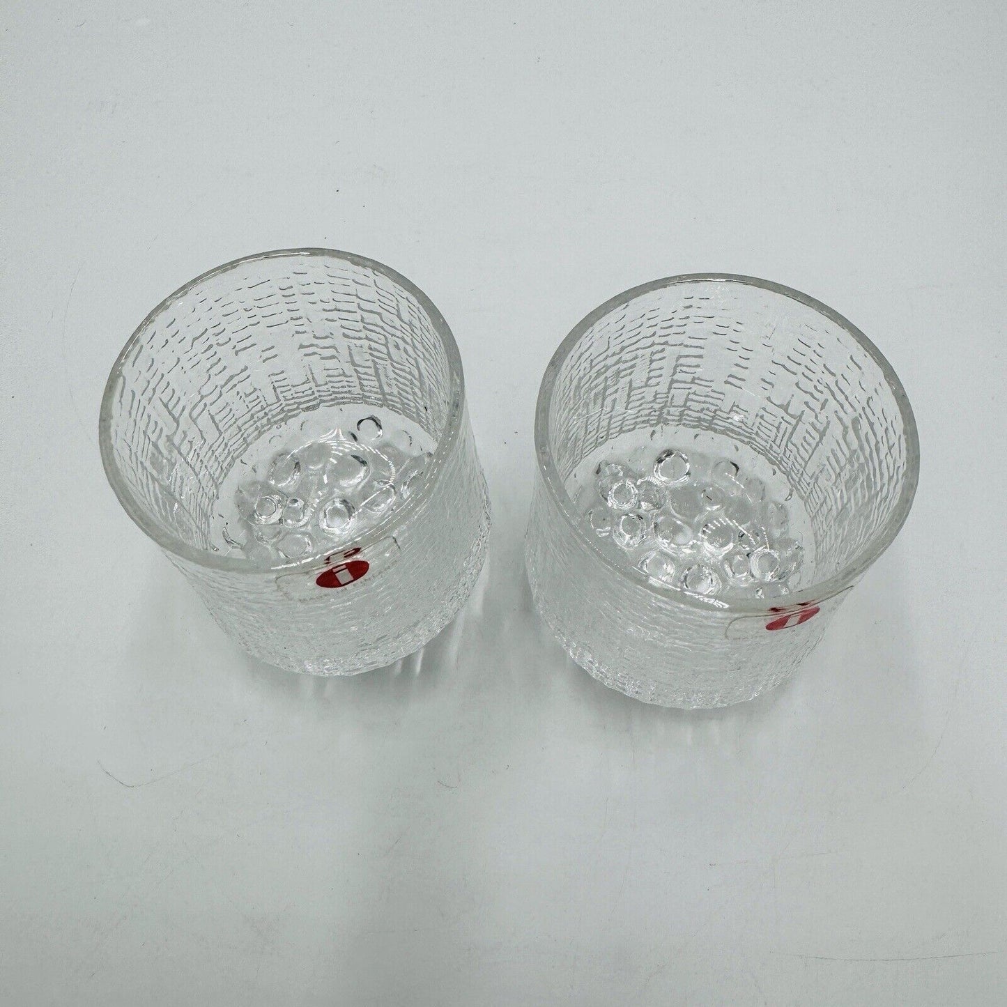 Ittala Finland Ultima Thule Cocktail Shot Glass Set Tapio Wirkkala 2 Pieces