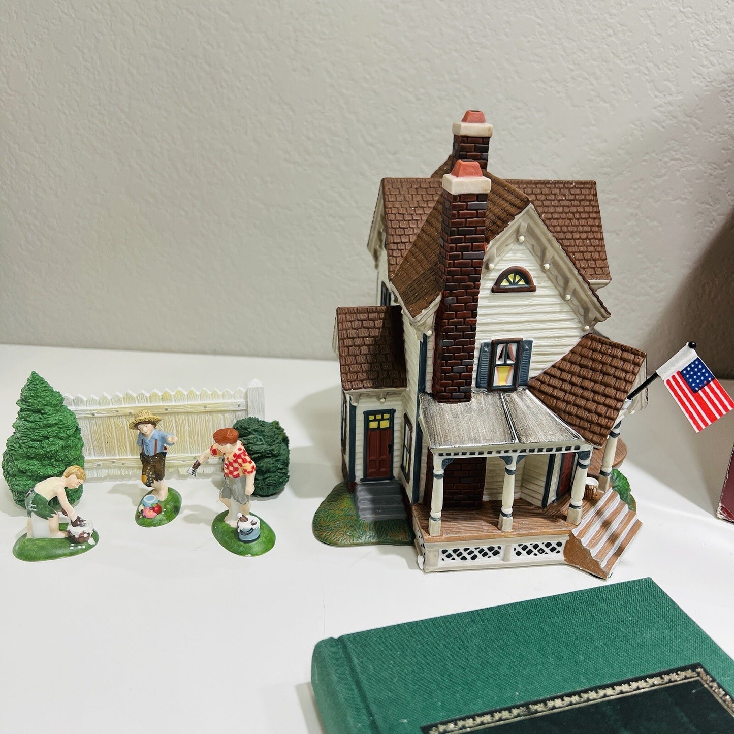 Department 56 House Aunt Polly's Adventures of Tom Sawyer Christmas Village