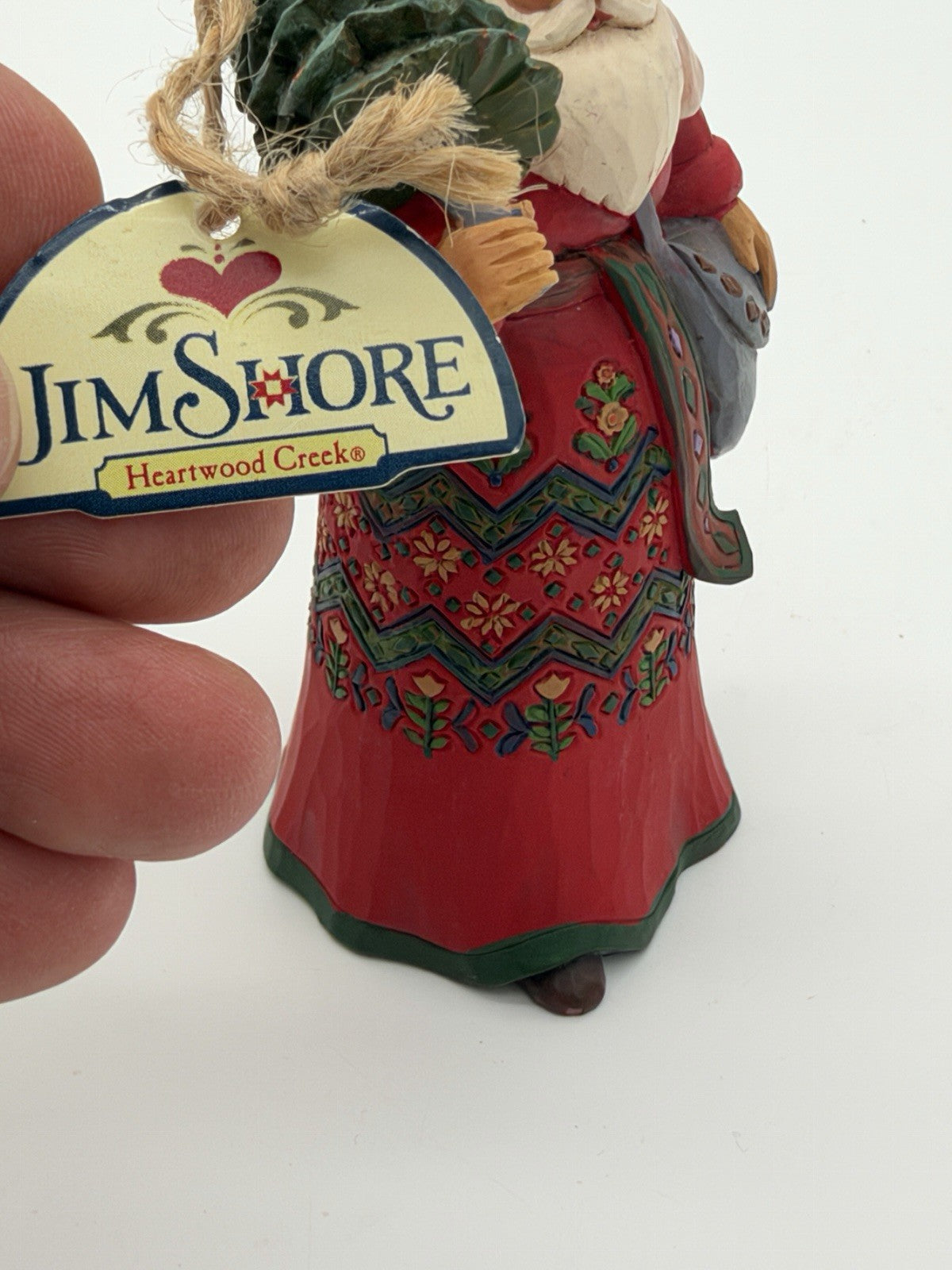 Jim Shore Sweden Santas Around The World Swedish Wishes 2017 Christmas Ornament