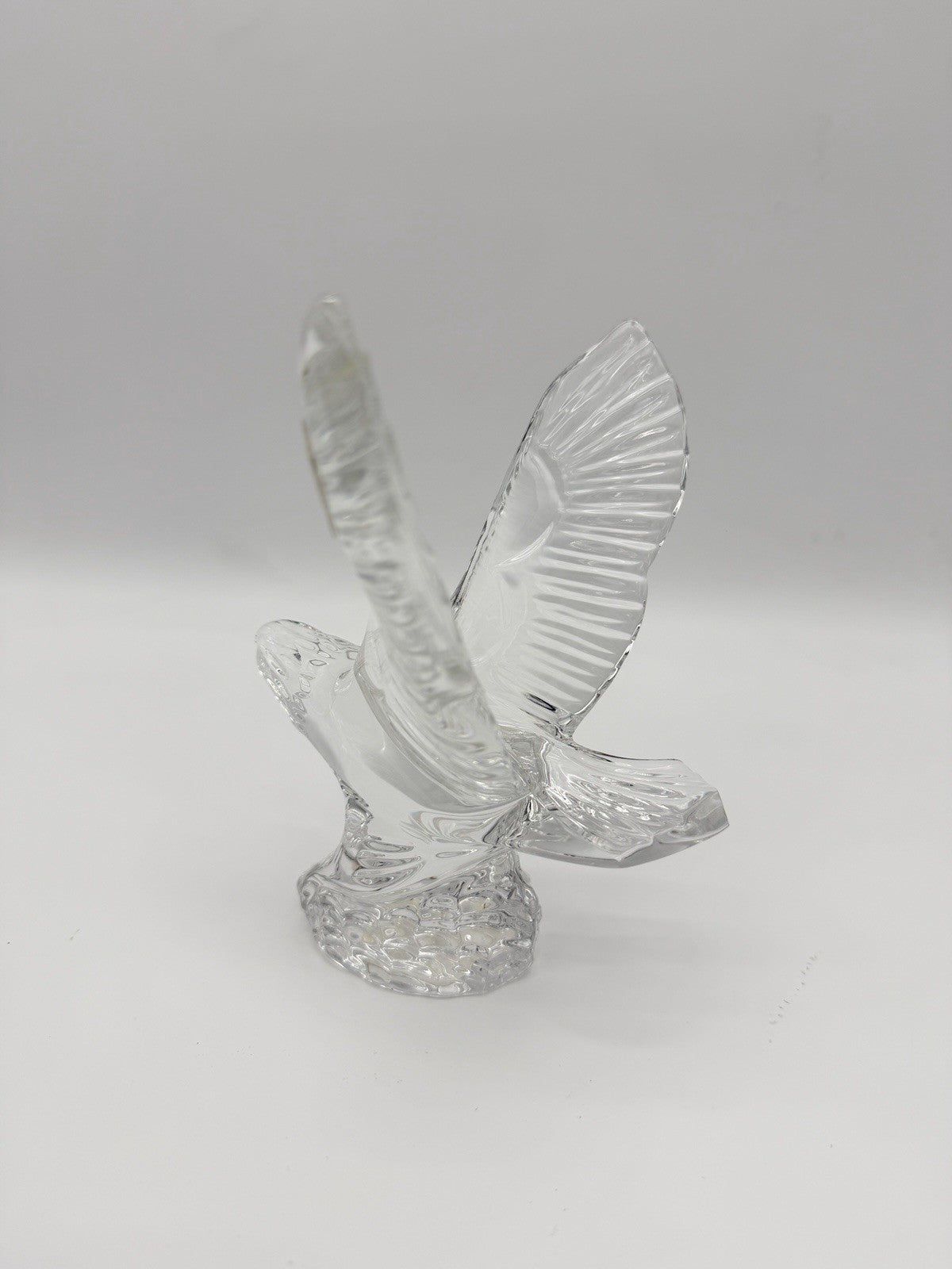 Waterford Crystal Eagles Wing Lead Clear 7” Bald American Eagle Bird Figurine