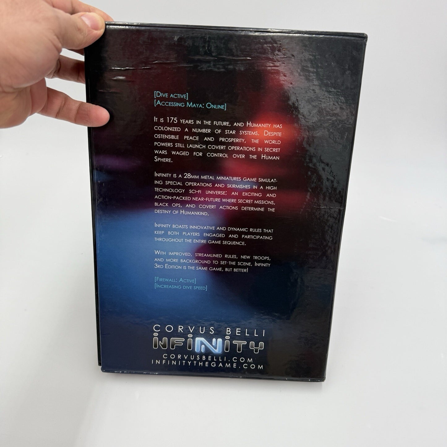 Corvus Belli Infinity N3 Core Book Rulebook 2 Book Set With Sleeve