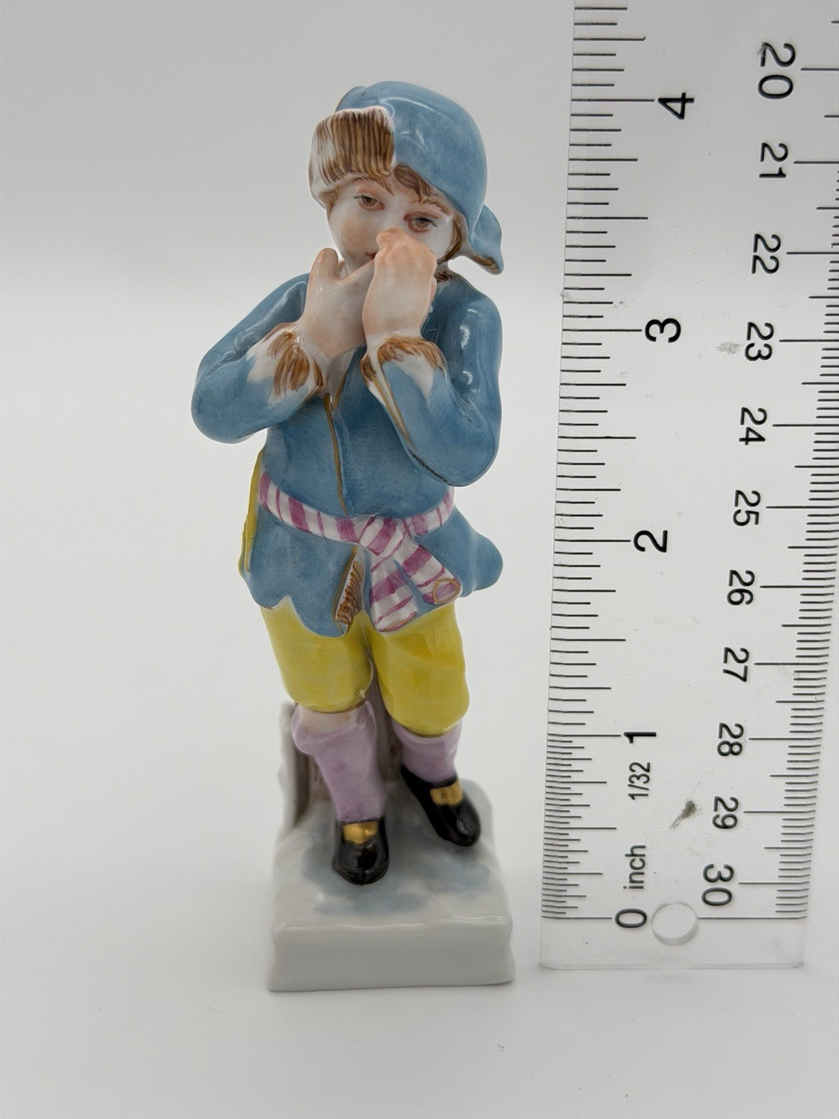 KPM Berlin porcelain figurine March/Aquarius zodiac Friedrich Elias Meyer 1775