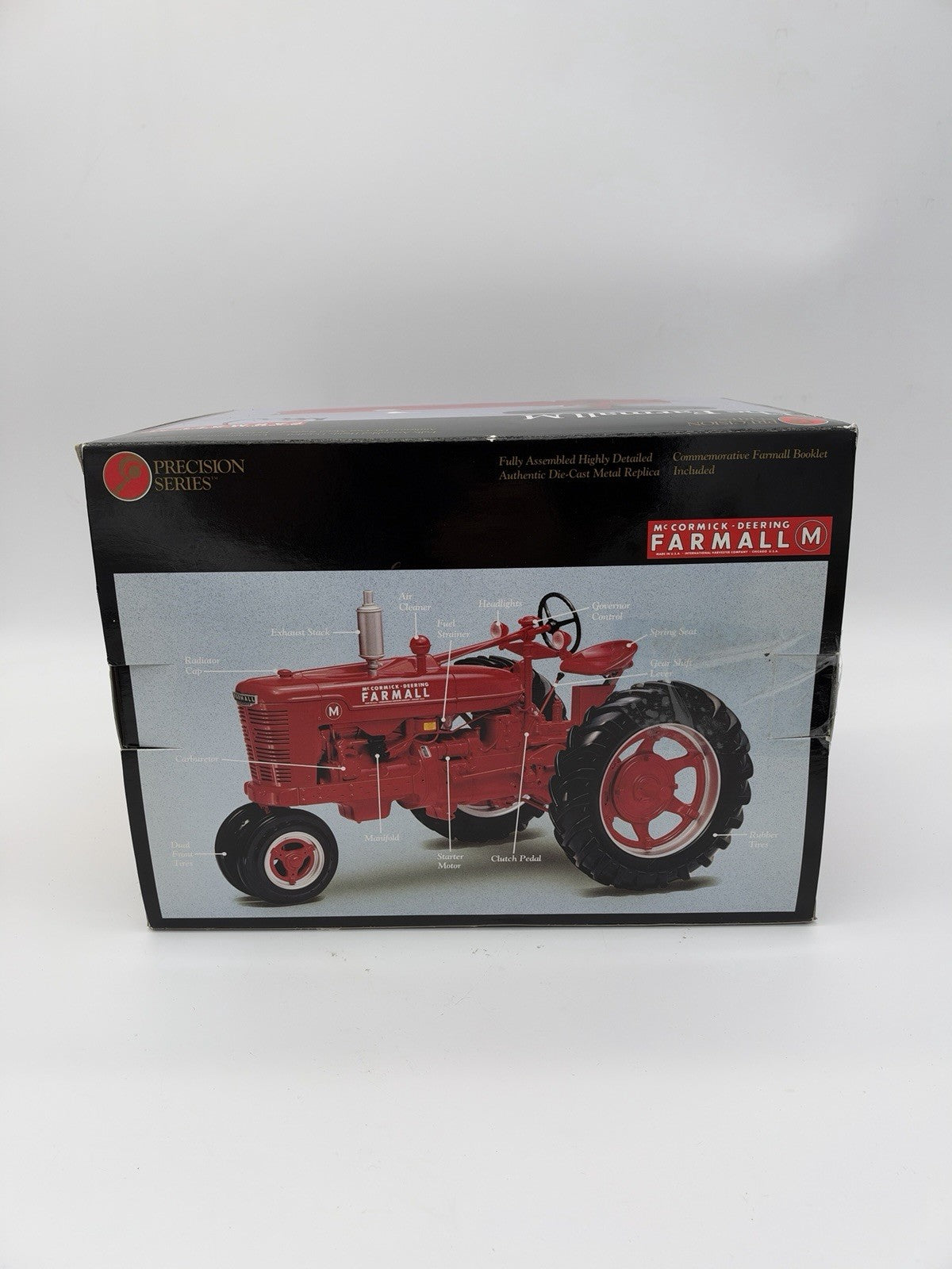 Ertl Farmall Super M Tractor 1/16 Precision Series McCormick 2001 Box & COA