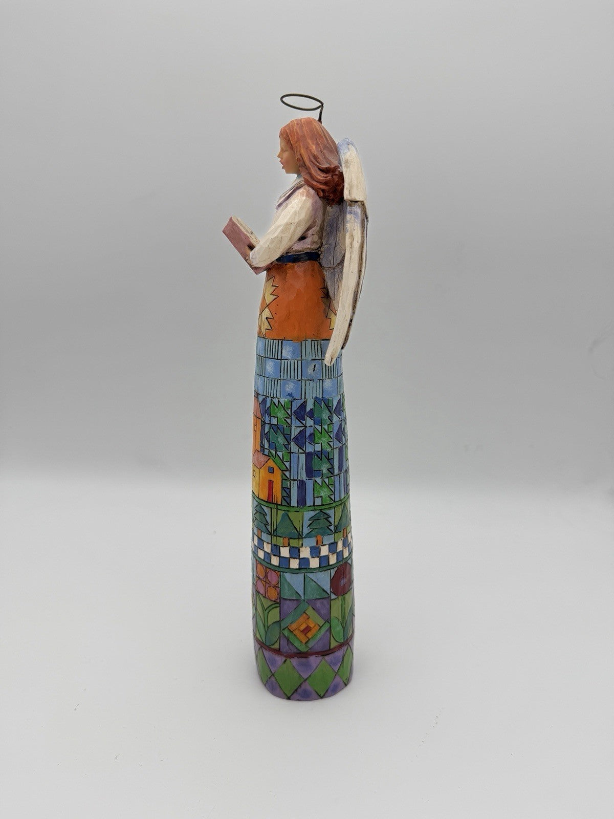 Jim Shore Heartwood Creek 2004 Singing Makes the Heart Glad Angel 13”H #117688