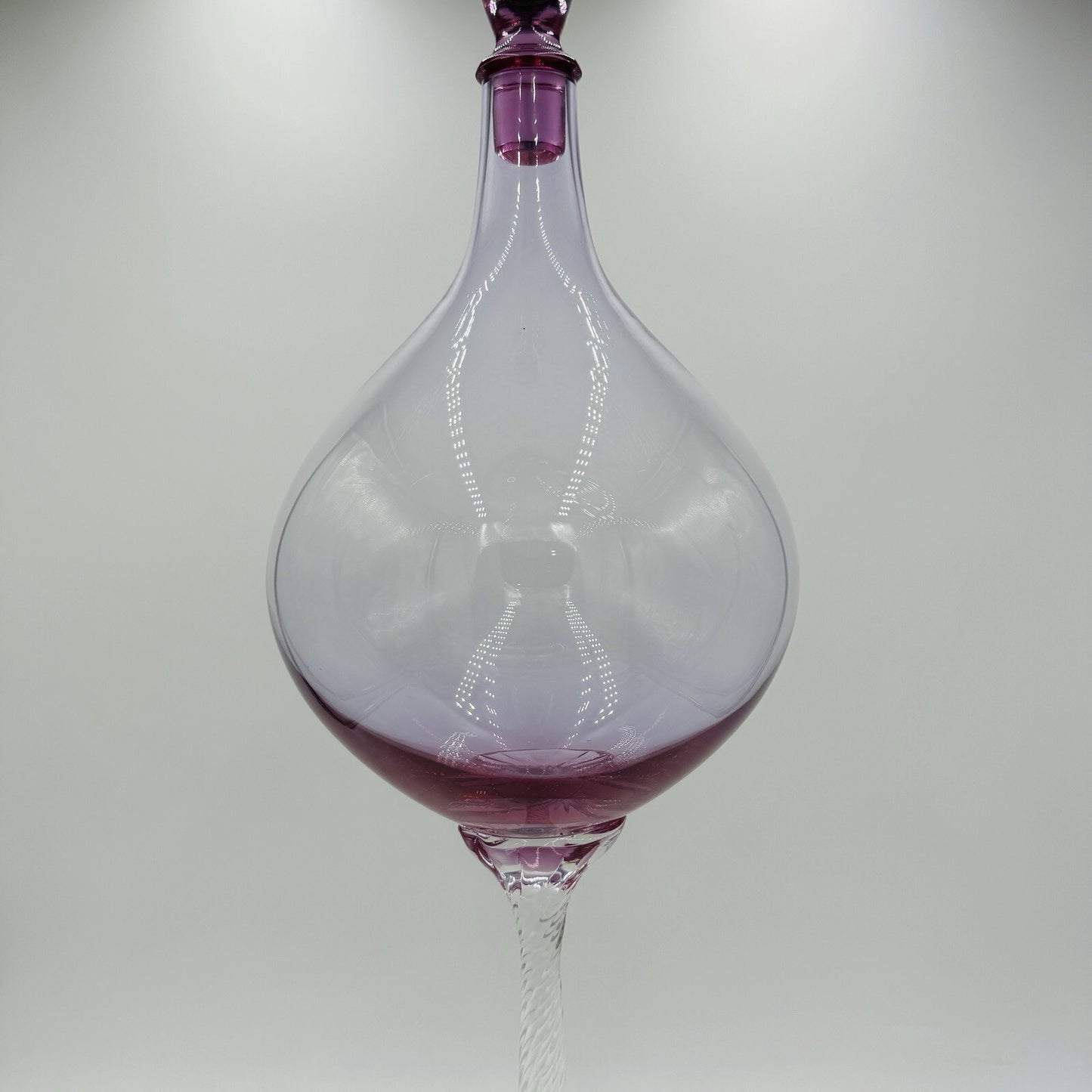 Global Views Art Glass Genie Bottle Decanter Julia Buckingham Large 29in Top