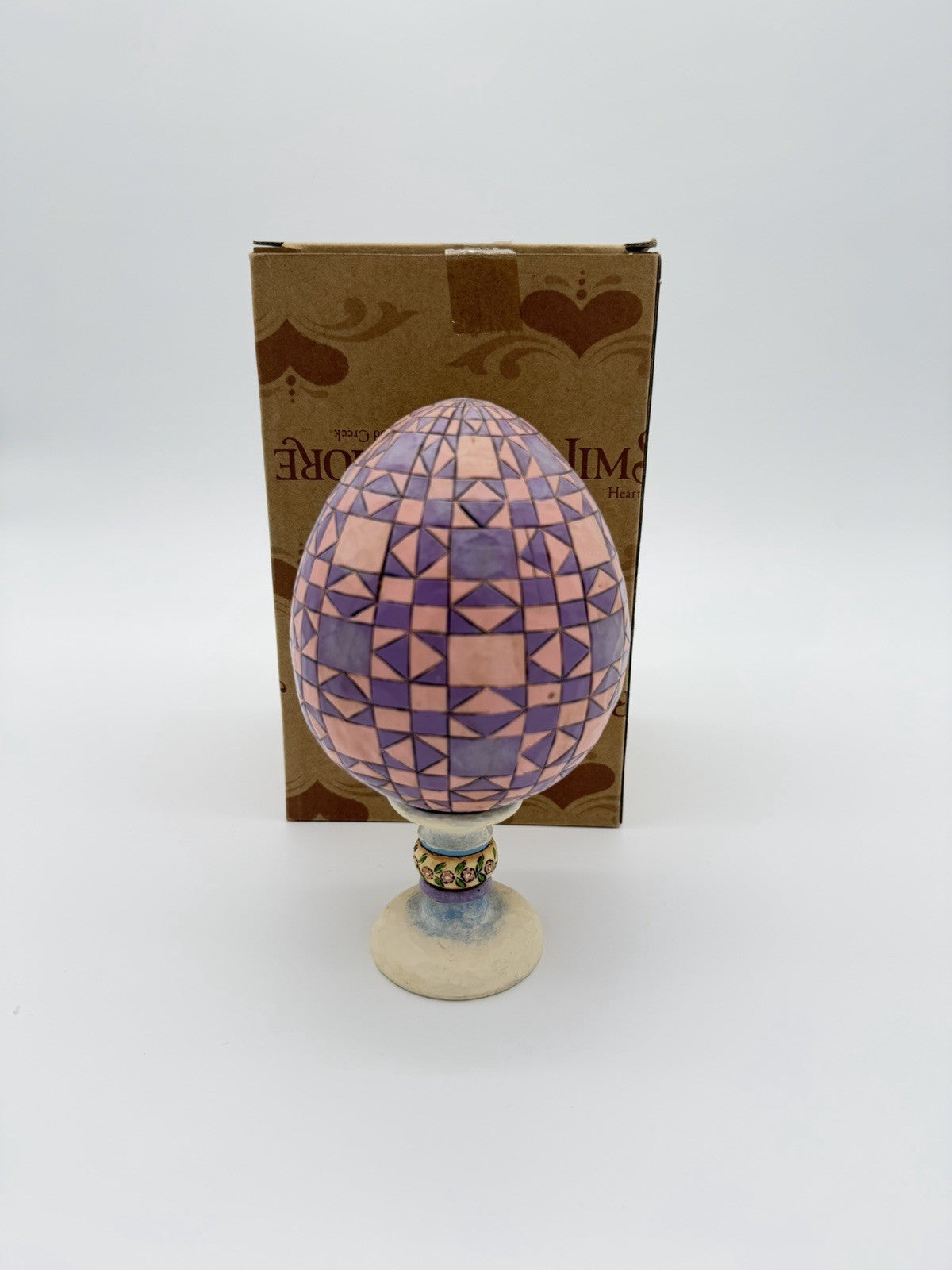 Jim Shore Small Town Big Blessings Egg Diorama Church Figurine 2006 Resin 7” Box