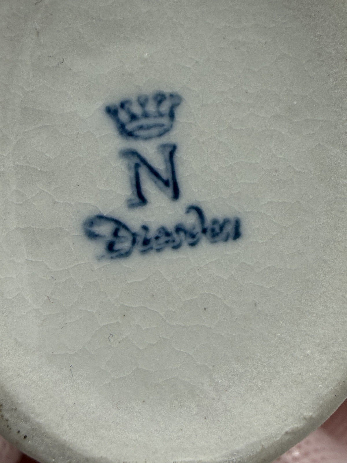 Vintage Karl Klette Dresden Porcelain Ballerina Pink Lace Dress Figurine 4”H