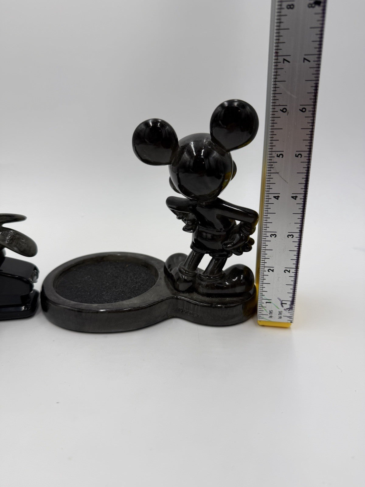 Disney Mickey Mouse Faux Marble 2 Desk Set Stapler Coffee Cup Holder Vintage