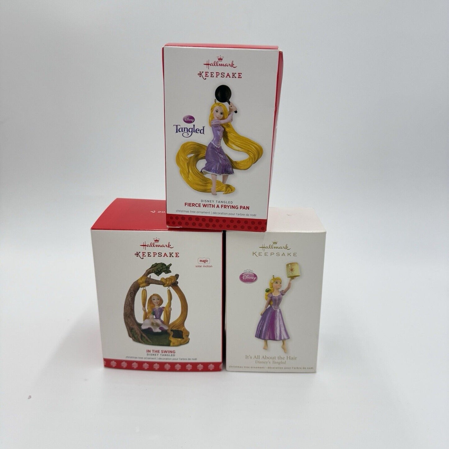 Hallmark Keepsake Disney’s Tangled Rapunzel Christmas Ornaments 2012-2013 2017