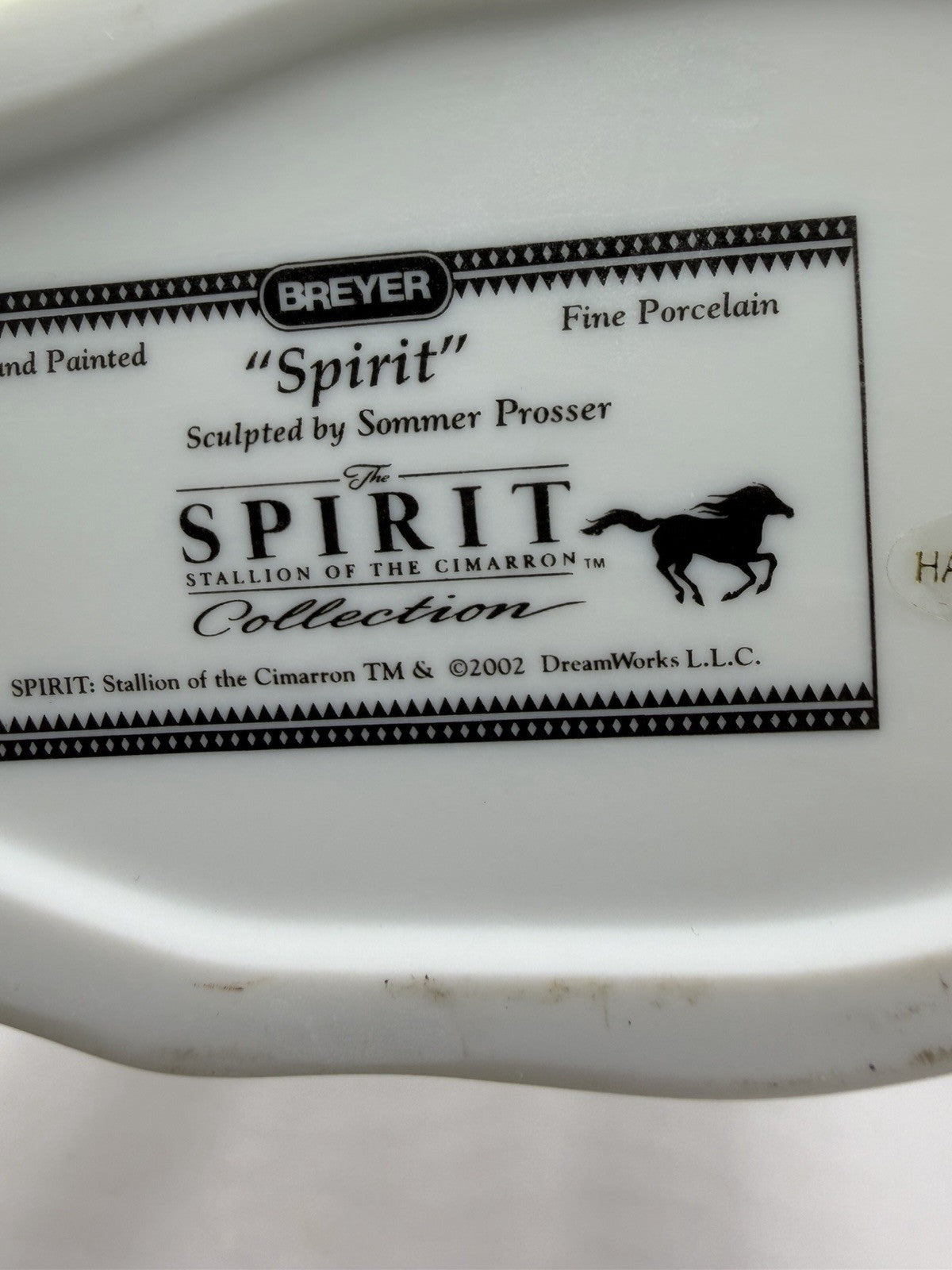 Rare Breyer Spirit Stallion Cimarron hand Painted Fine Porcelain figurine Horse