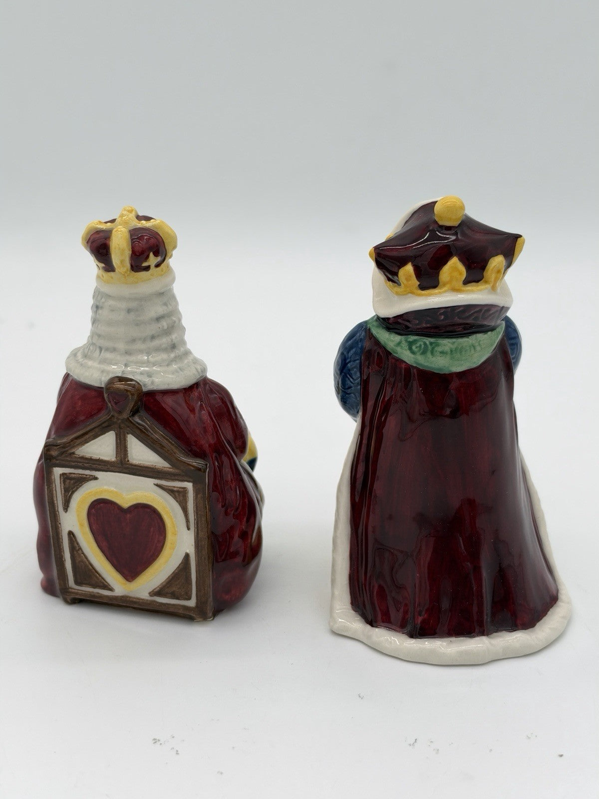 Beswick England Porcelain Alice in Wonderland King & Queen of Hearts Figurines