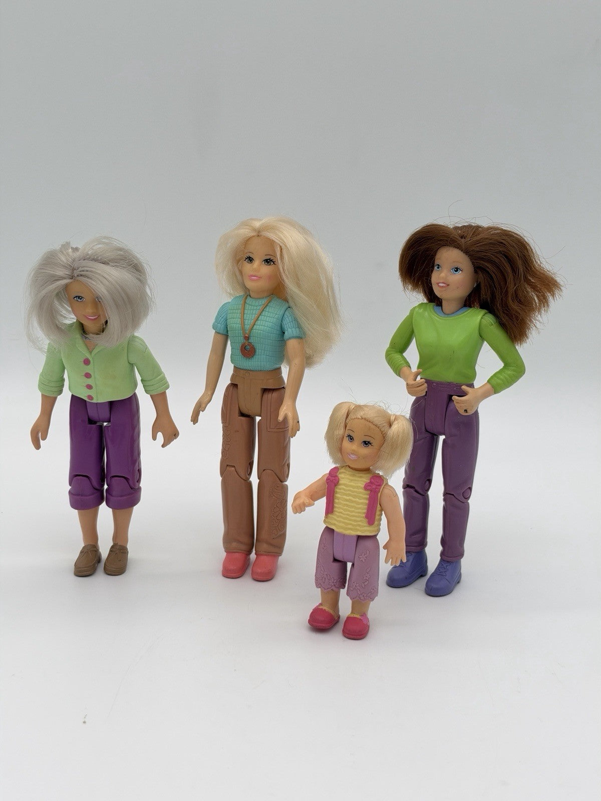 Fisher Price Loving Family Dollhouse Mom Mother Grandma Sister Figures Set of 4