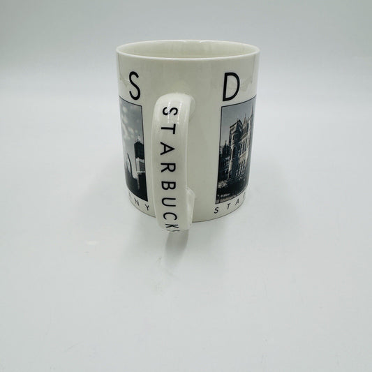 Starbucks Coffee Mug "Dallas" 2005" Barista - City Scenes Ceramic Large